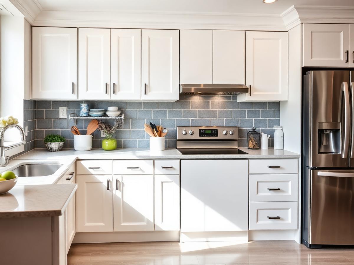 Cabinet Refinishing project by Paramount Painting in College Station