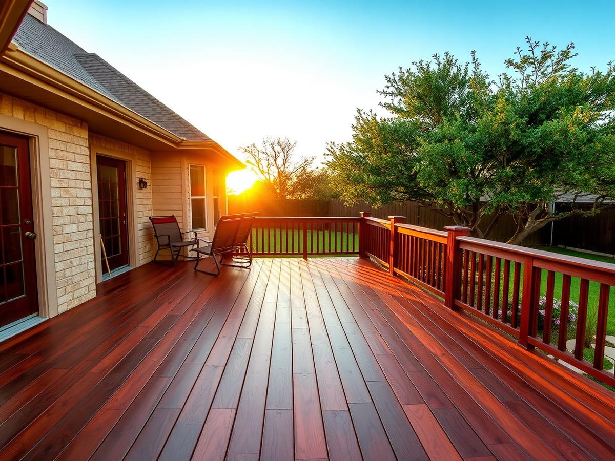 Deck & Fence Staining project by Paramount Painting in College Station